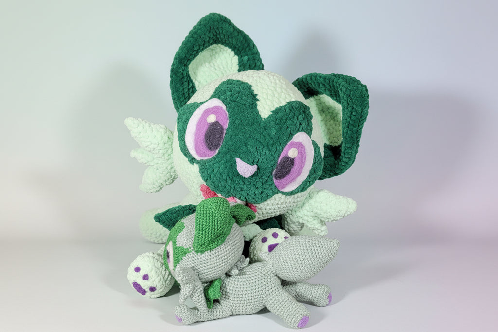 Grass Cat Crochet Pattern PDF 🌿🐱