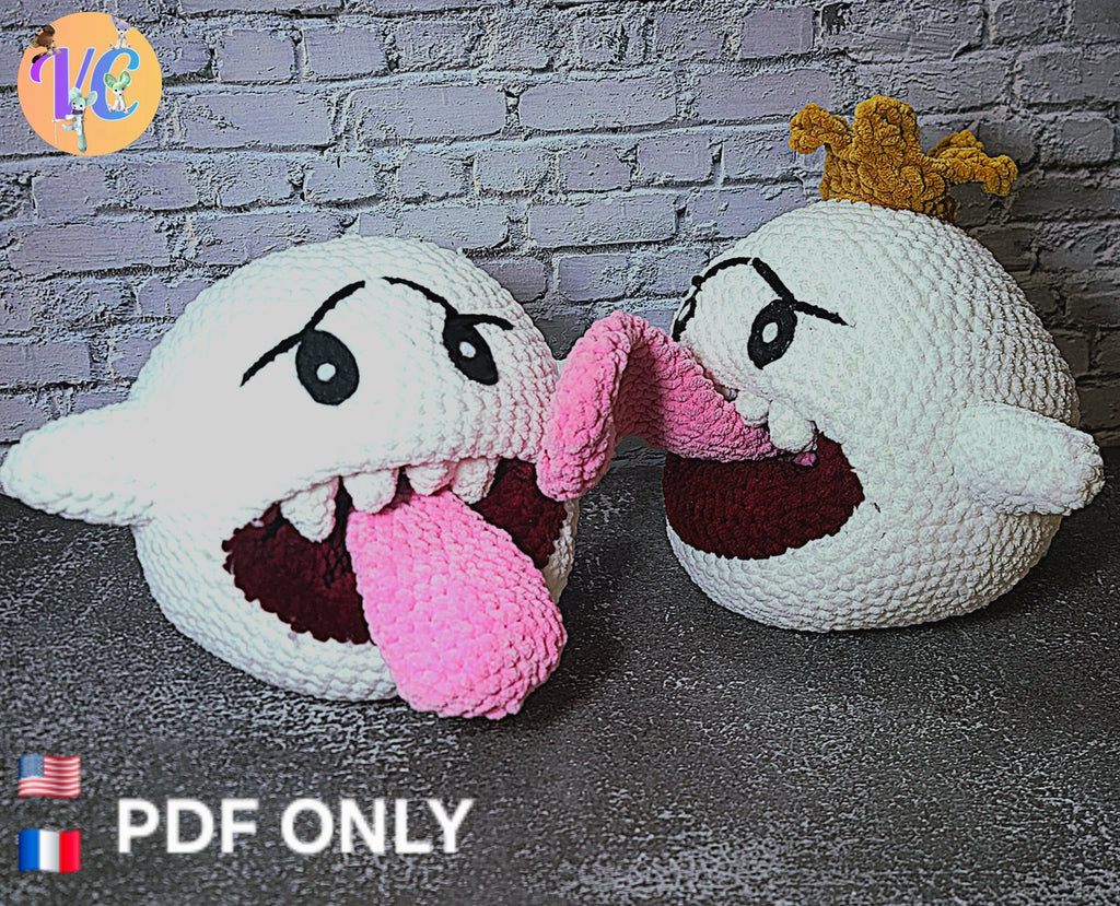 Royal Ghost Crochet Pattern (PDF) – Mini Ghost Bonus Included