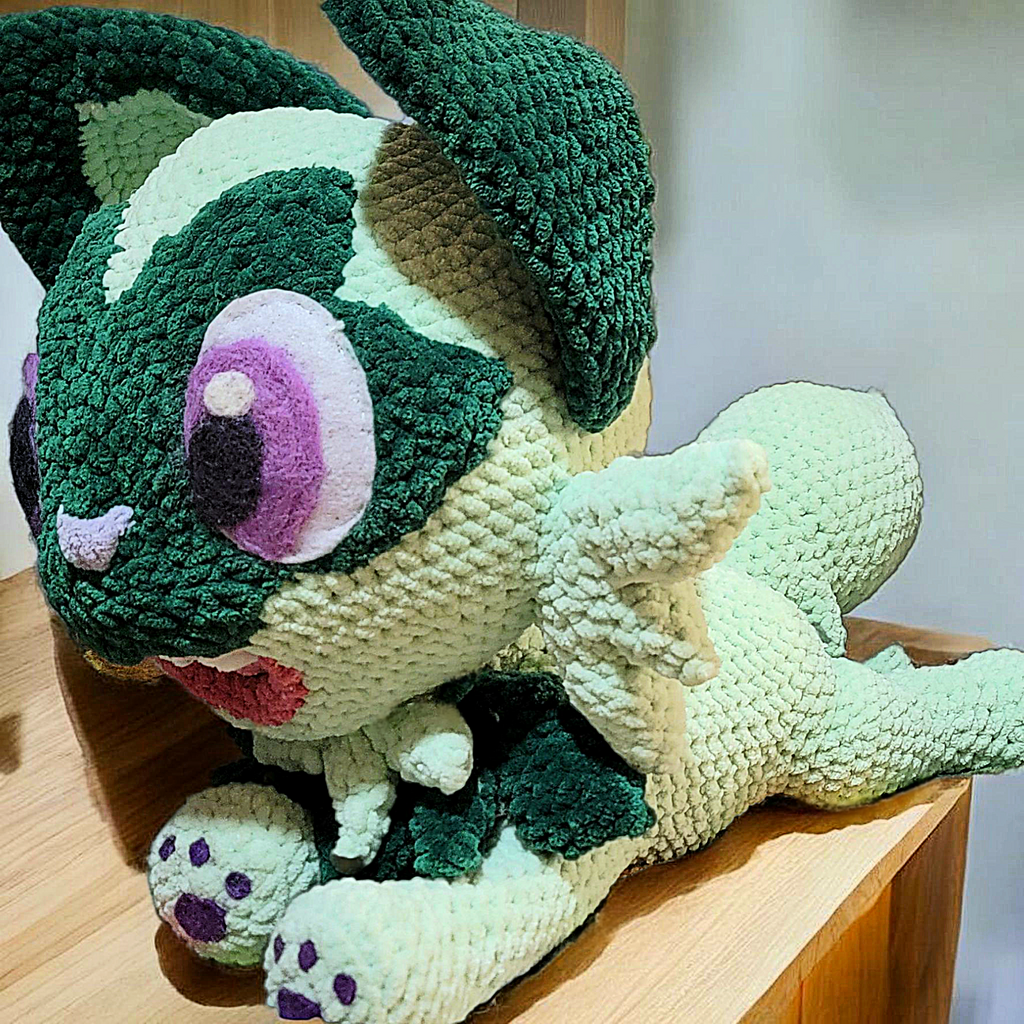 Grass Cat Crochet Pattern PDF 🌿🐱