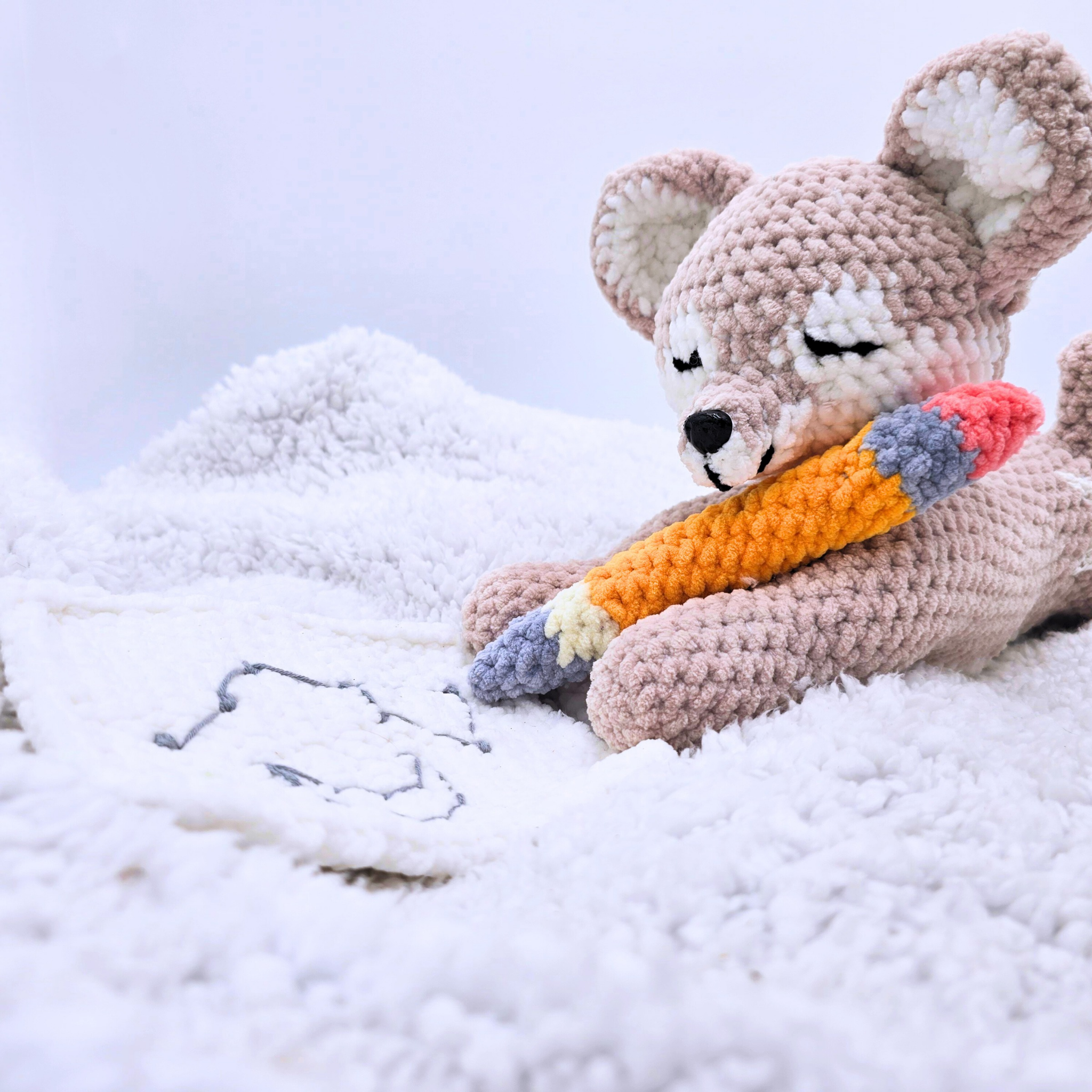 Lunor the Wolf Crochet Pattern PDF 🐺🌙