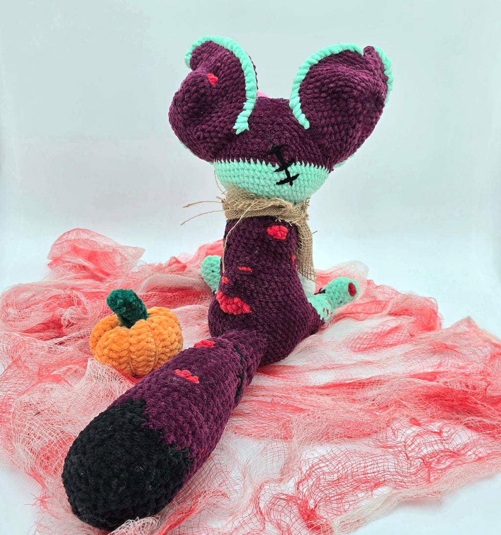 Zombie Fennec Plush 🧟🦊 | Handmade Crochet Fox