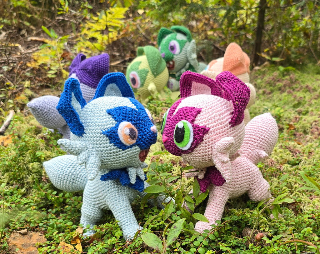 Grass Cat Crochet Pattern PDF 🌿🐱