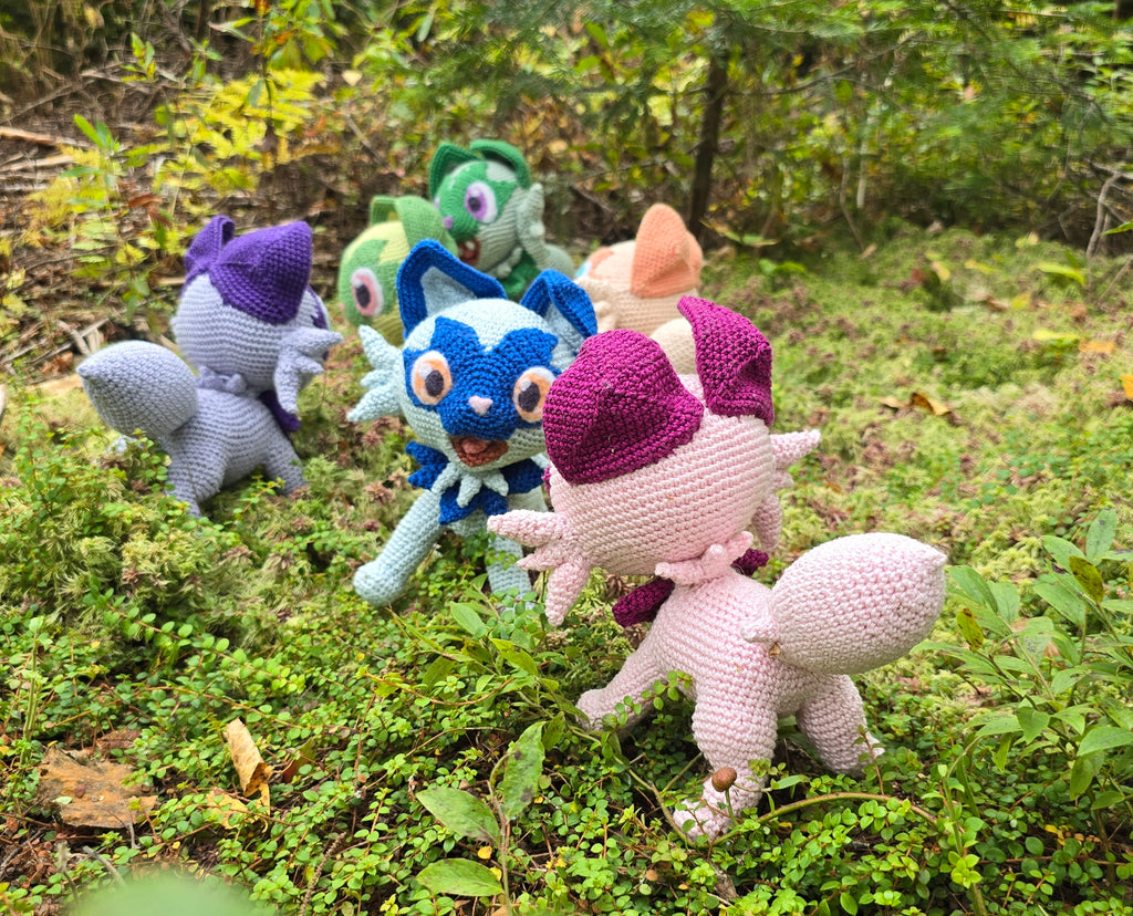 Grass Cat Crochet Pattern PDF 🌿🐱