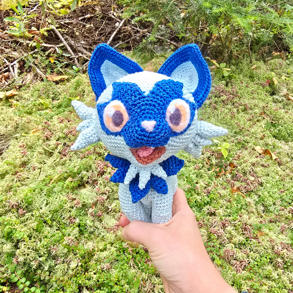 Grass Cat Crochet Pattern PDF 🌿🐱