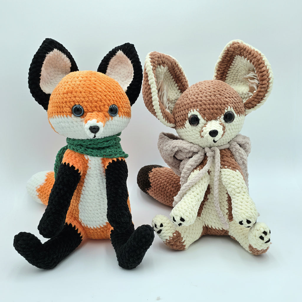 Enor & Enek Crochet Pattern Bundle PDF 🦊