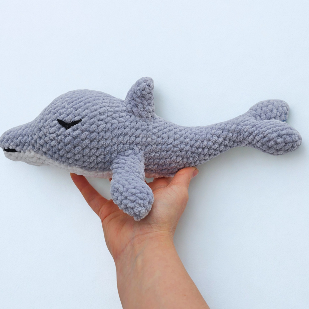 Finn the Dolphin Crochet Pattern PDF 🐬