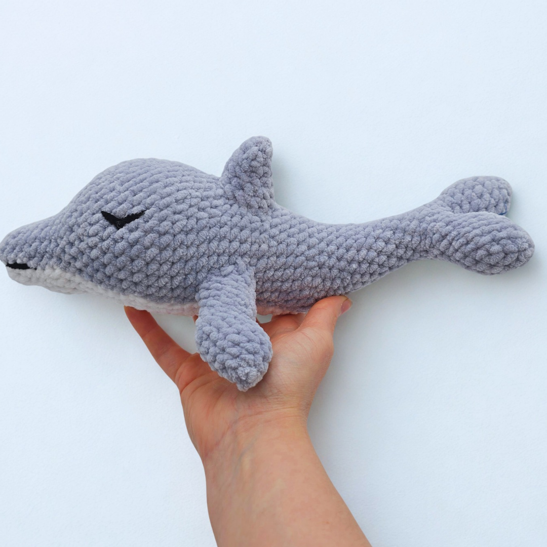 Finn the Dolphin Crochet Pattern PDF 🐬