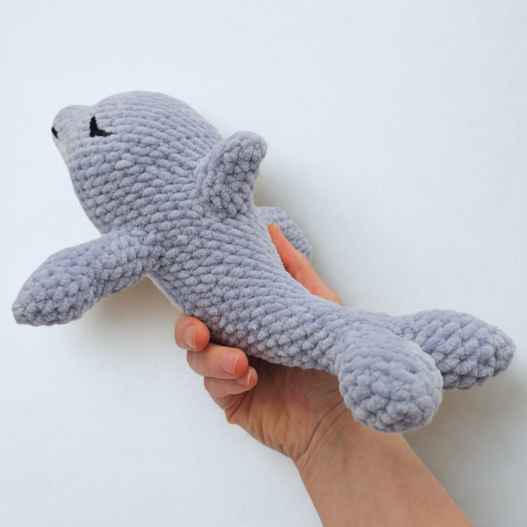 Finn the Dolphin Crochet Pattern PDF 🐬