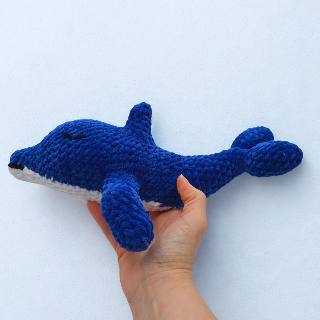 Finn the Dolphin Crochet Pattern PDF 🐬