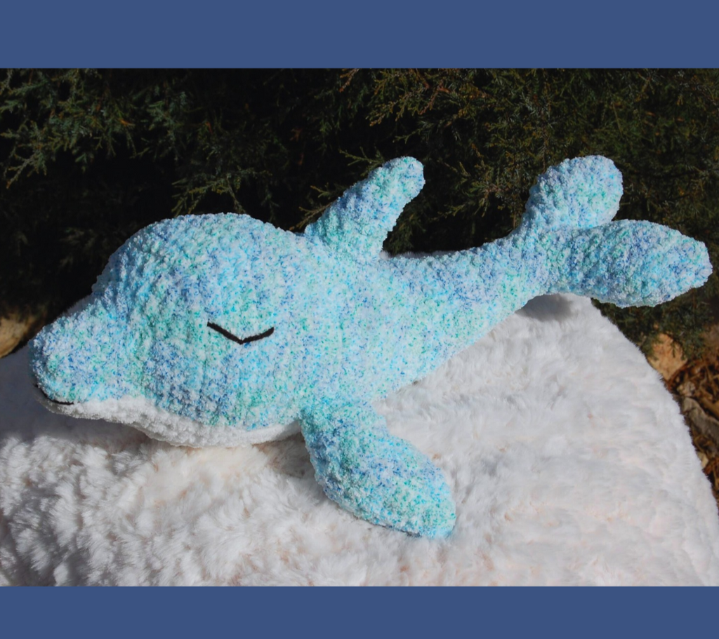 Finn the Dolphin Crochet Pattern PDF 🐬