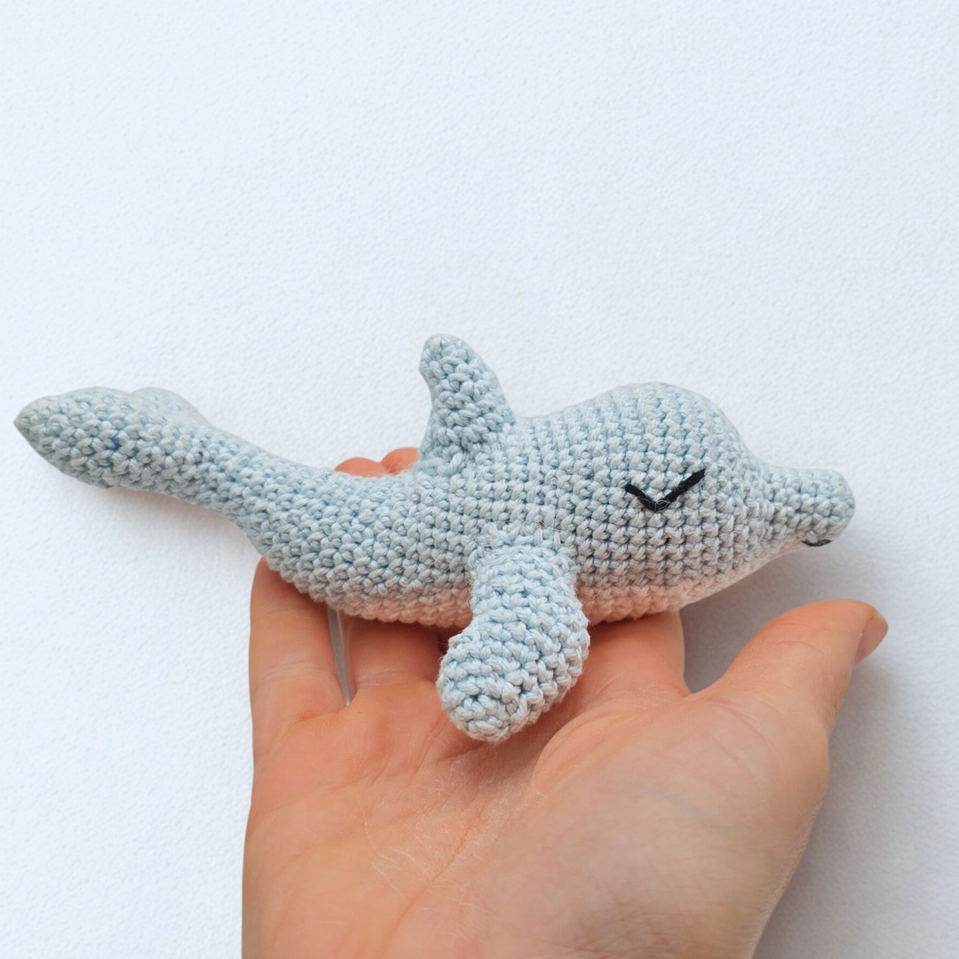 Finn the Dolphin Crochet Pattern PDF 🐬