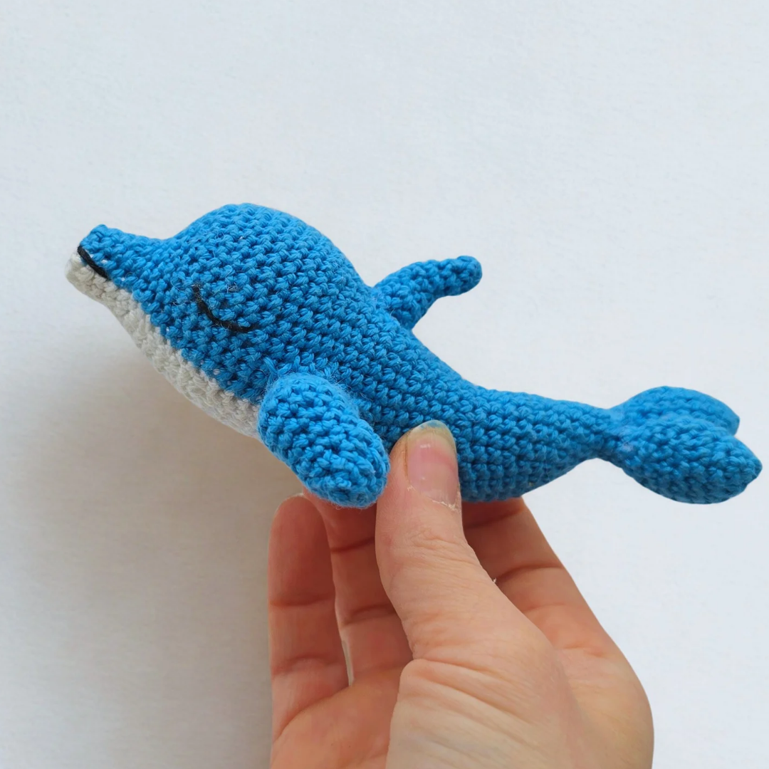 Finn the Dolphin Crochet Pattern PDF 🐬