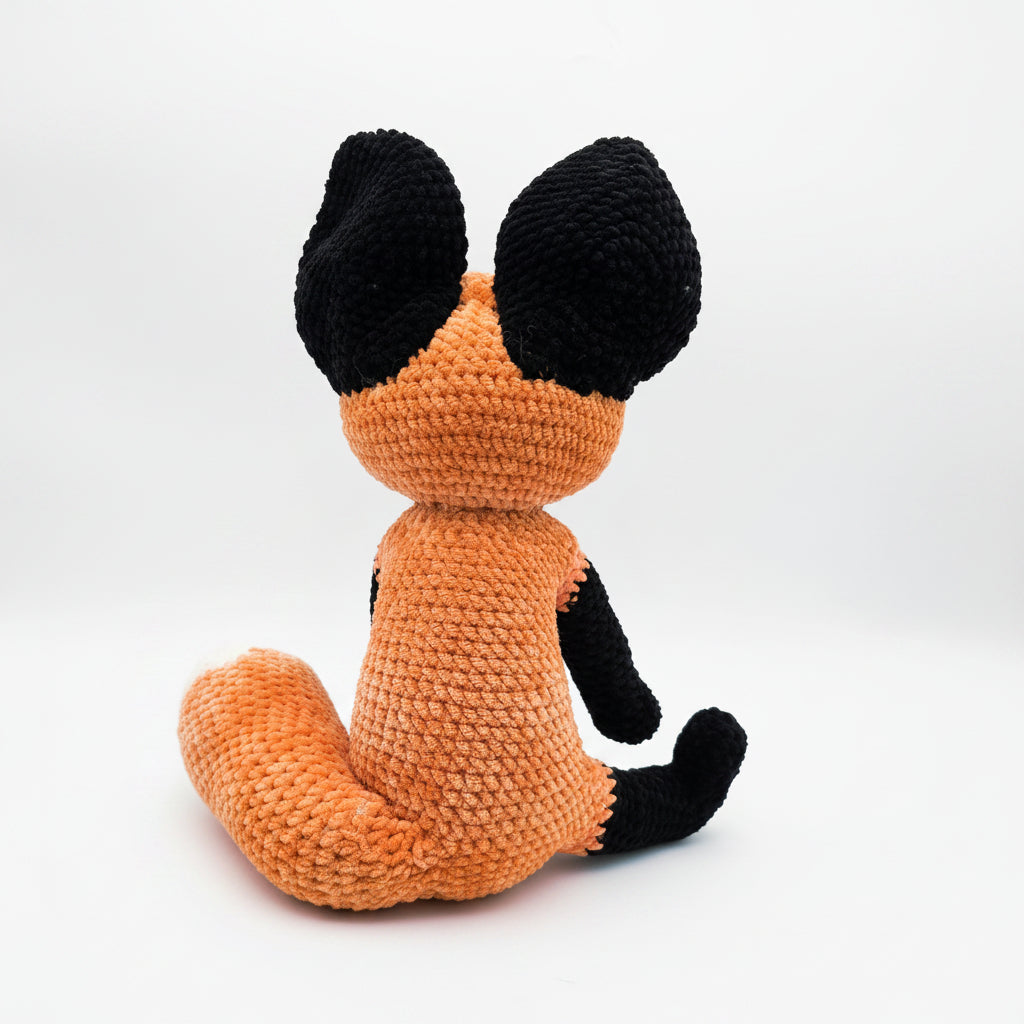 Crochet Fox Plush 🦊 | Removable Cape
