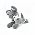 Crochet Wolf Plush | Soft Handmade Wolf Plushie