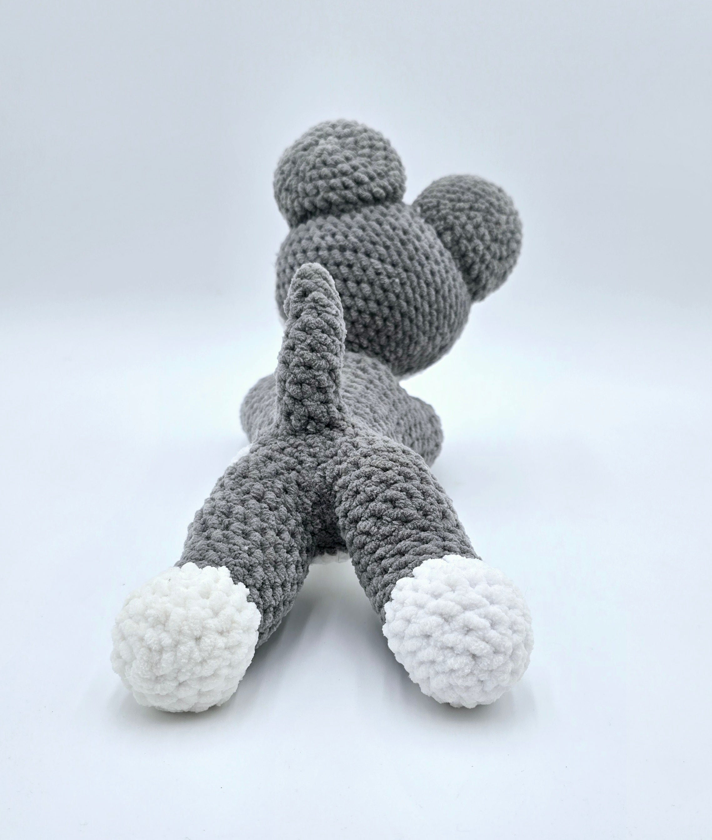 Crochet Wolf Plush | Soft Handmade Wolf Plushie