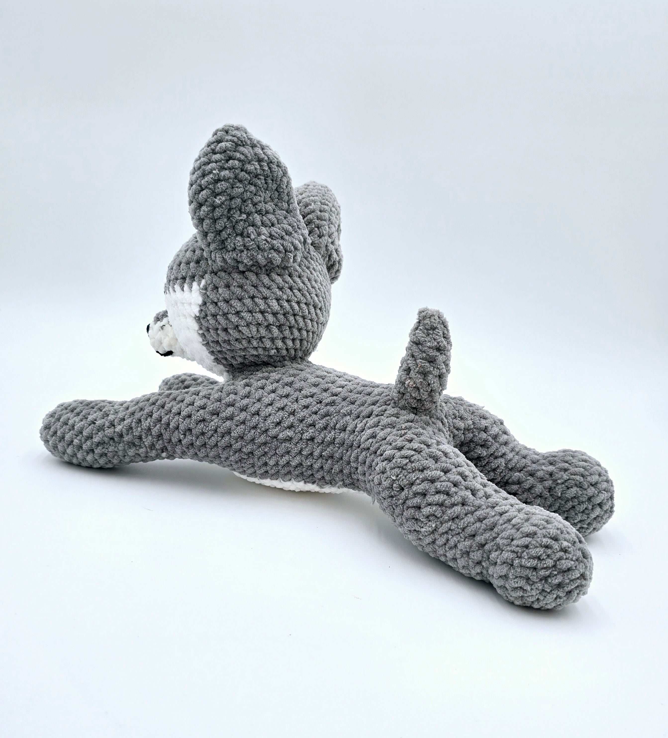Sleeping Wolf Plush | Cozy Crochet Wolf