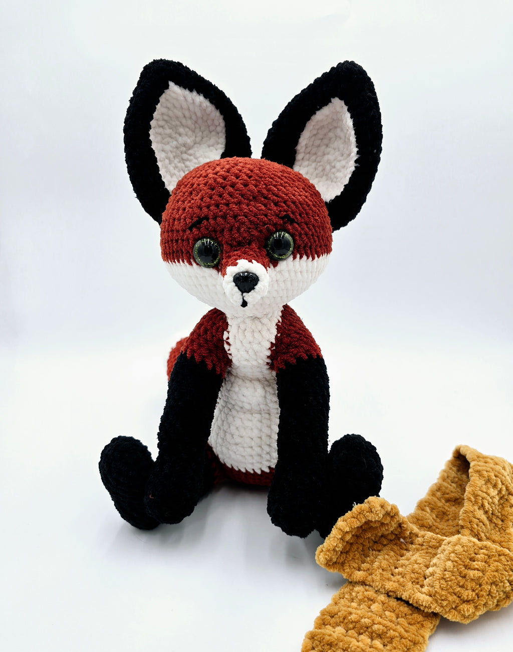 Red Fox Plush 🦊 | Handmade Crochet Fox