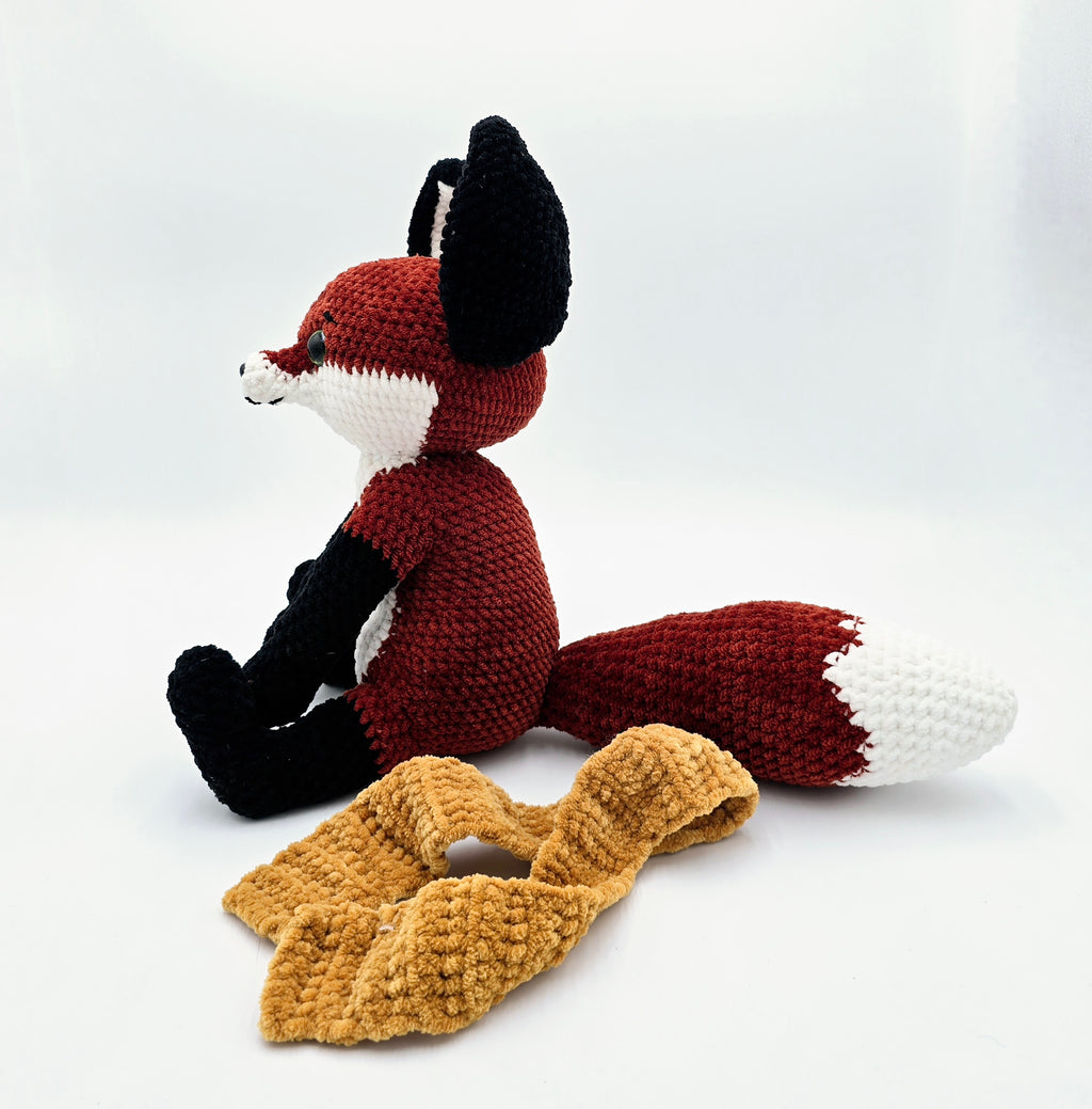 Red Fox Plush 🦊 | Handmade Crochet Fox