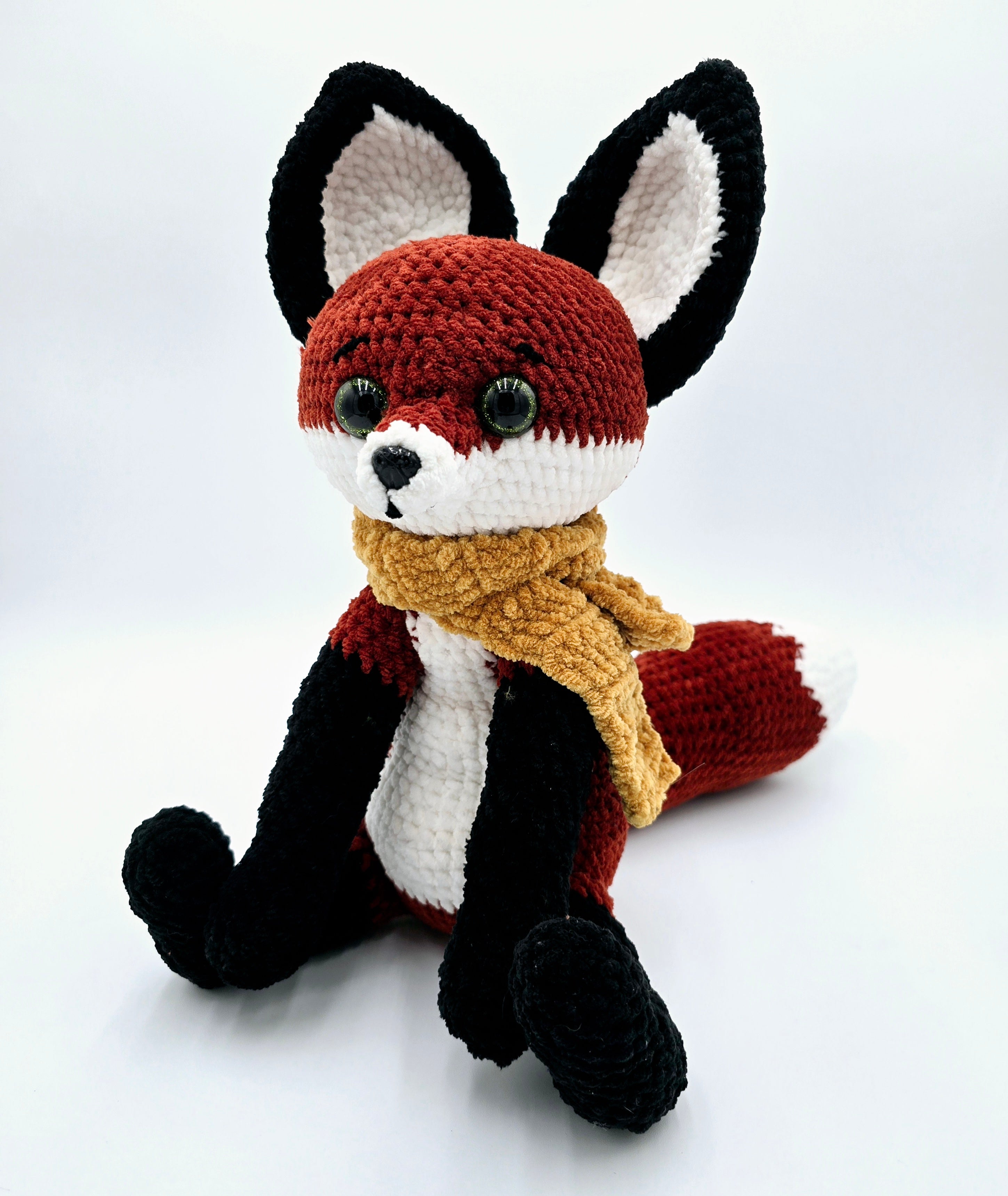 Red Fox Plush 🦊 | Handmade Crochet Fox