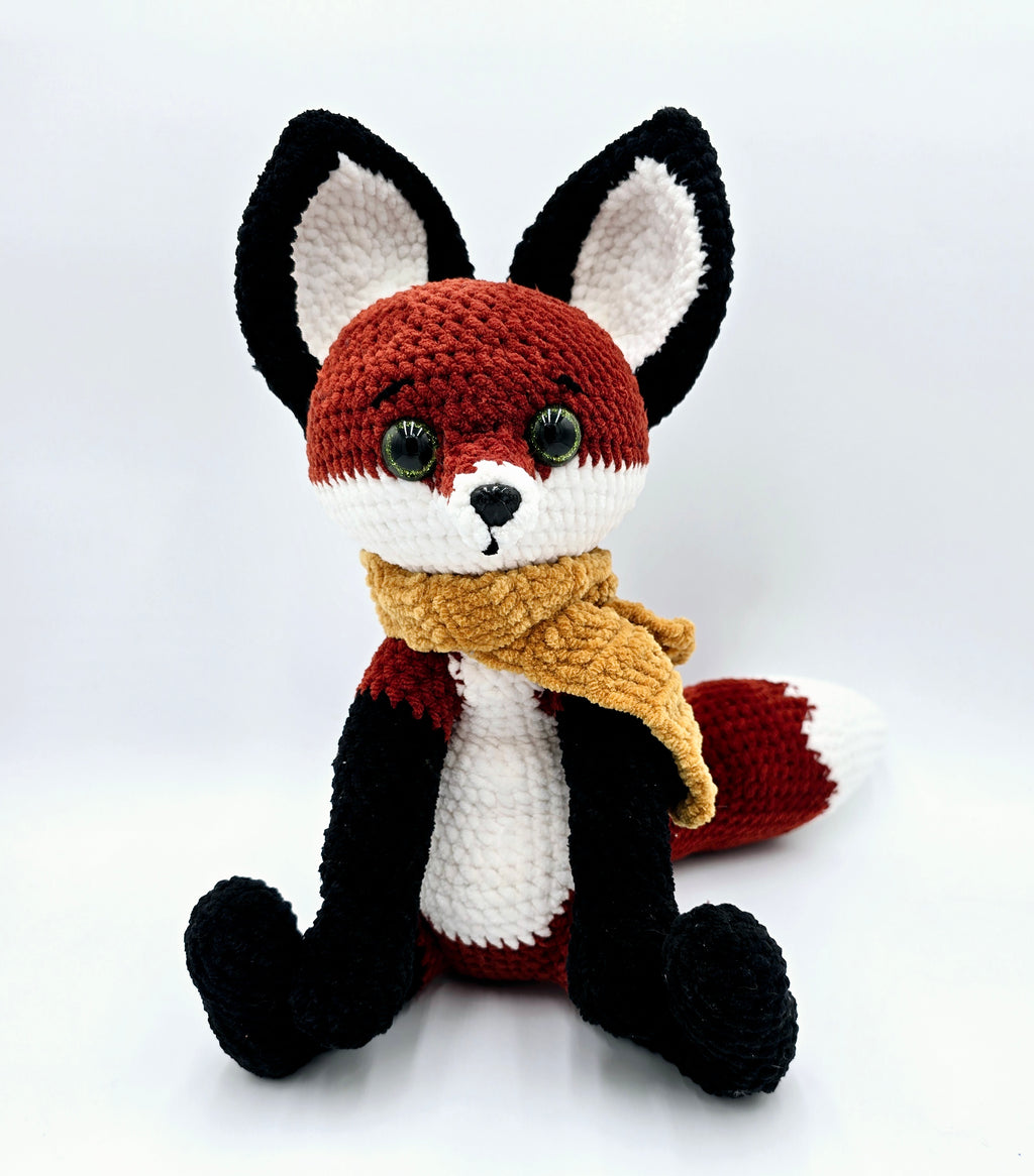 Red Fox Plush 🦊 | Handmade Crochet Fox
