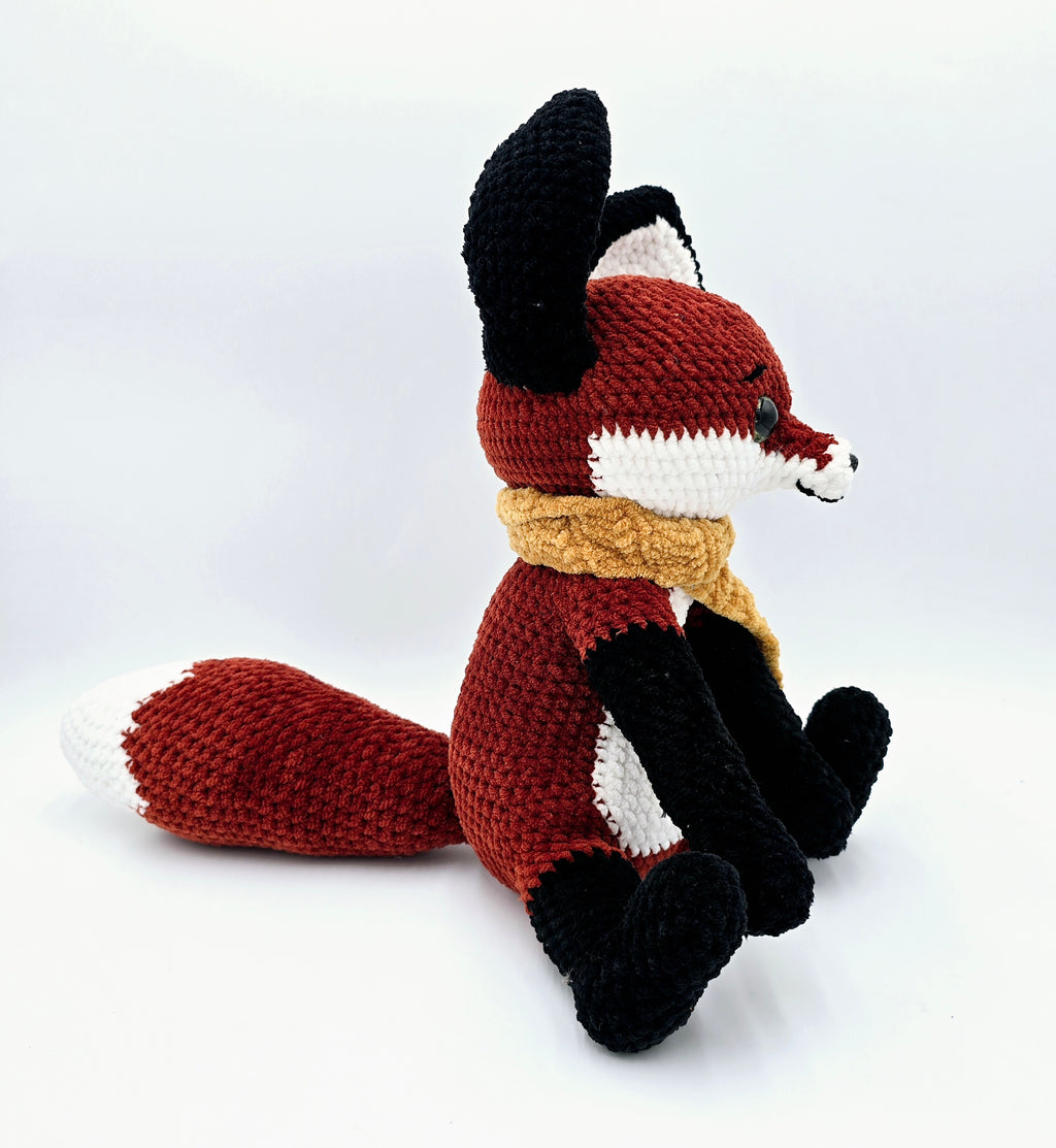 Red Fox Plush 🦊 | Handmade Crochet Fox