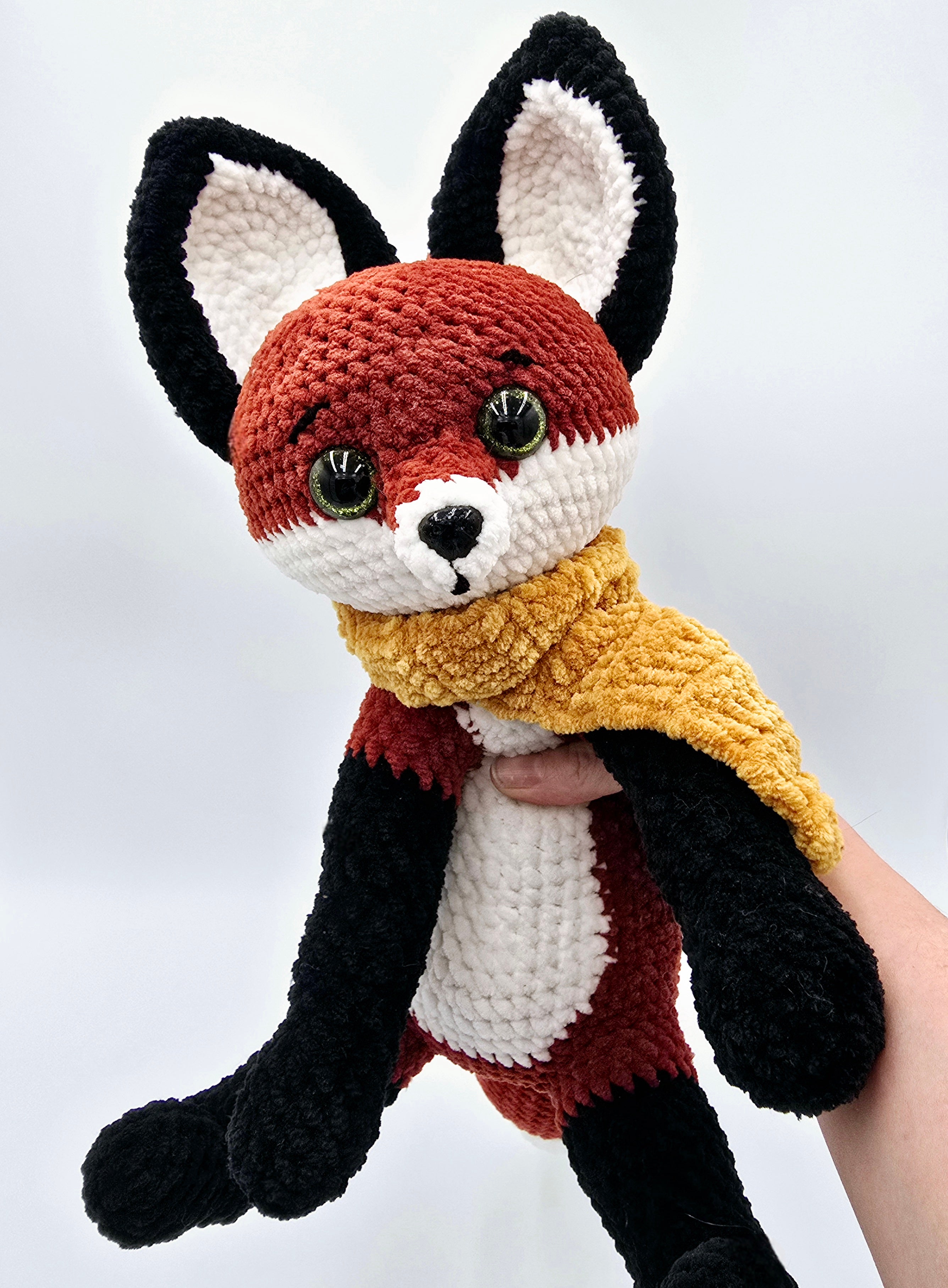 Red Fox Plush 🦊 | Handmade Crochet Fox
