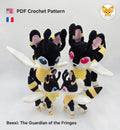 Beexi, the Guardian of the Fringes Crochet Pattern – Fantasy Fox Bee Amigurumi PDF