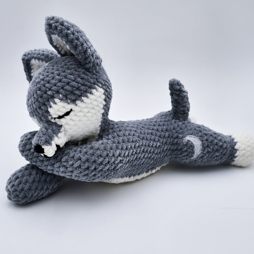 Lunor the Wolf Crochet Pattern PDF 🐺🌙