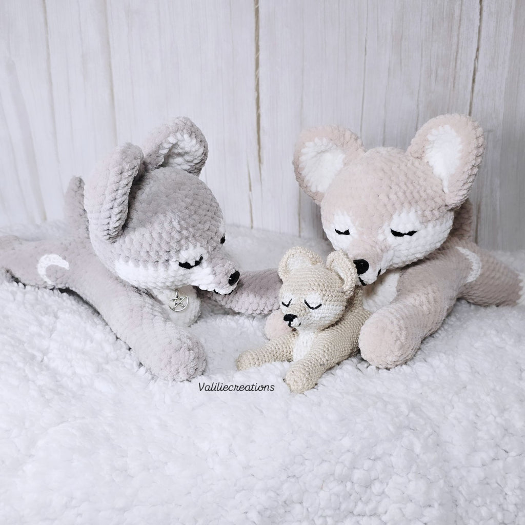 Lunor the Wolf Crochet Pattern PDF 🐺🌙