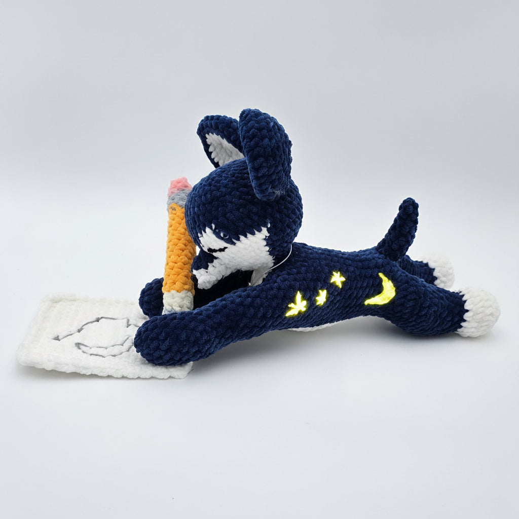 Lunor the Wolf Crochet Pattern PDF 🐺🌙