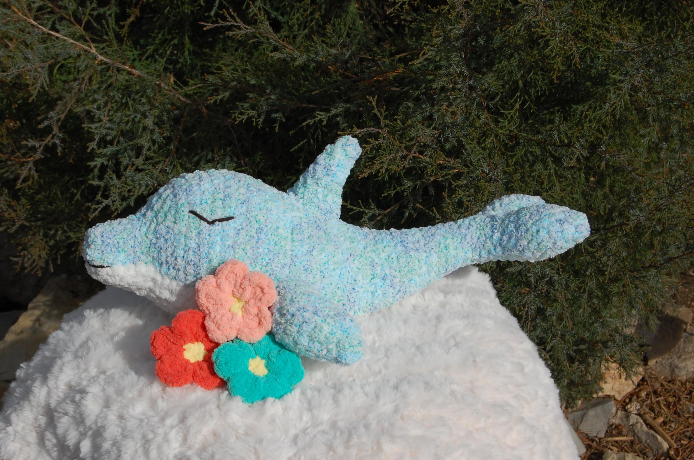 Finn the Dolphin Crochet Pattern PDF 🐬