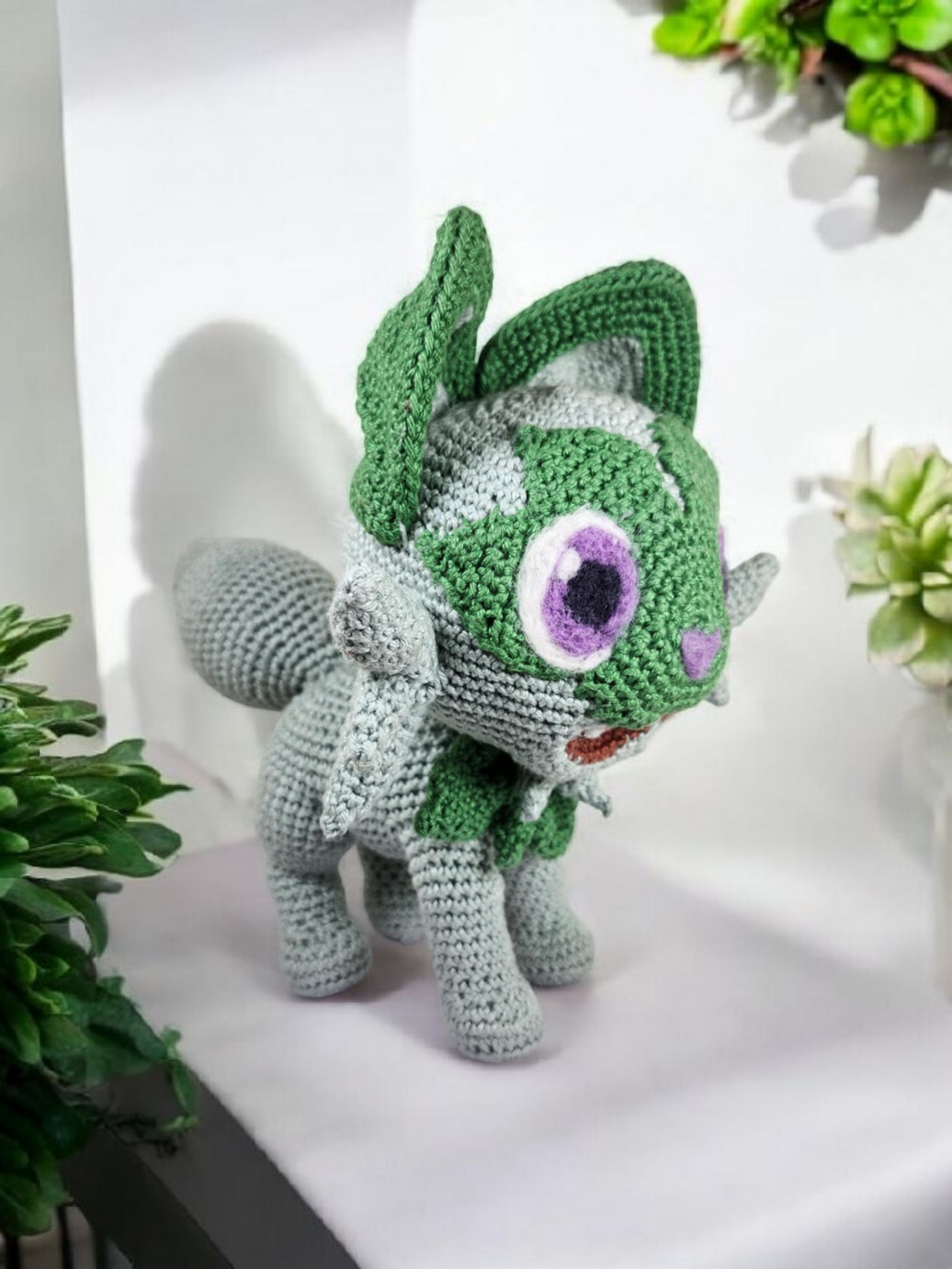 Grass Cat Crochet Pattern PDF 🌿🐱