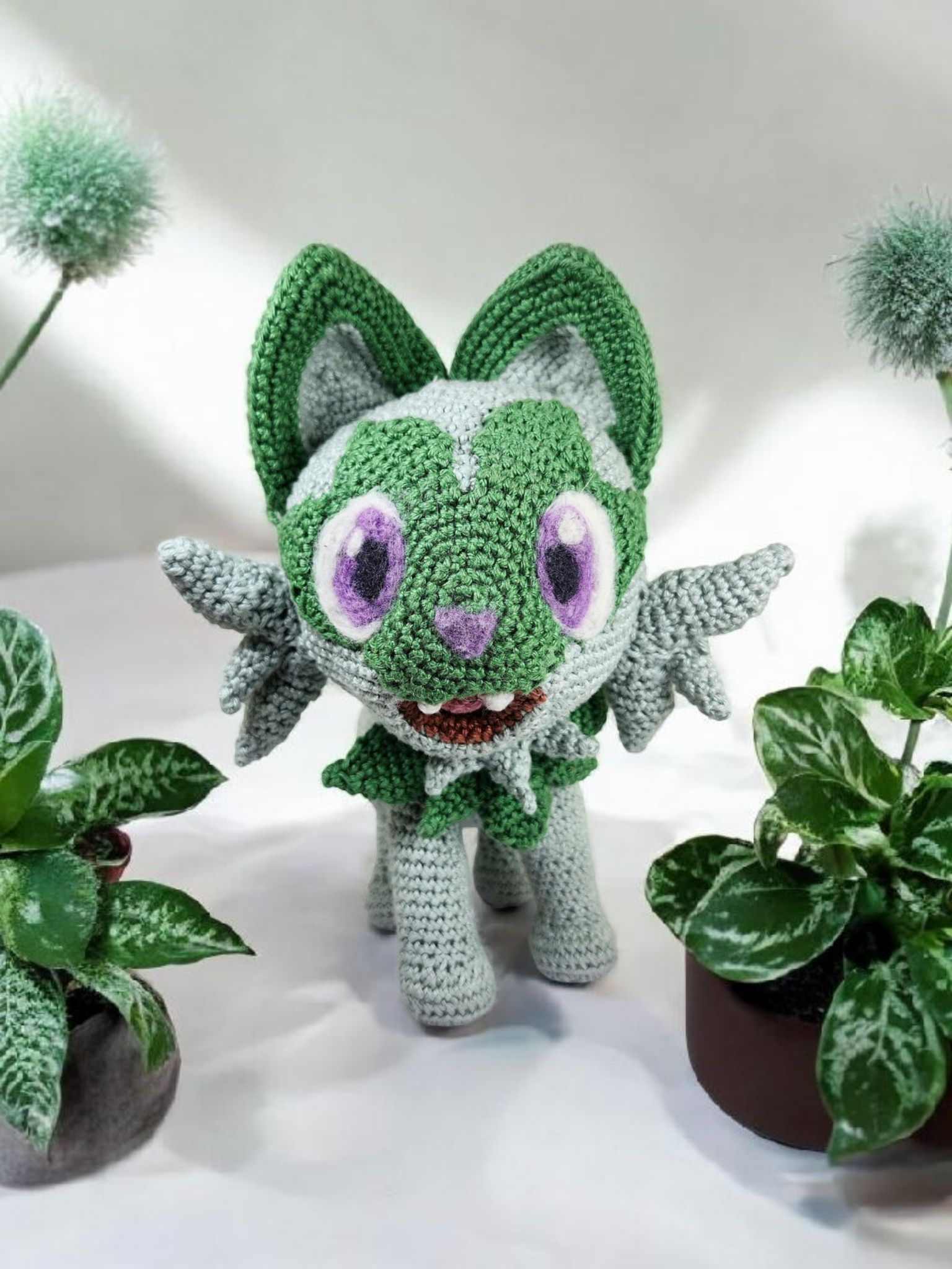 Grass Cat Crochet Pattern PDF 🌿🐱