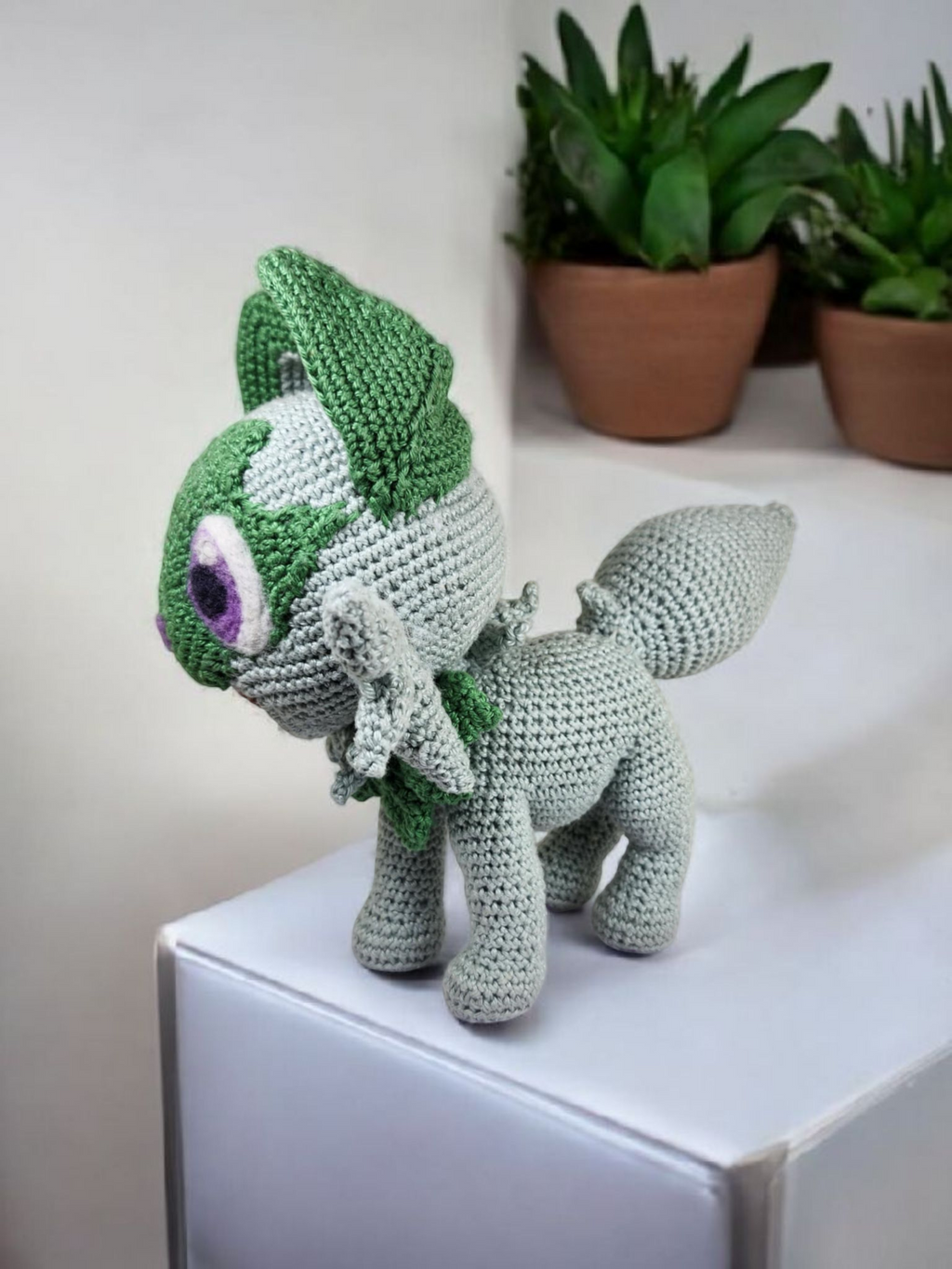 Grass Cat Crochet Pattern PDF 🌿🐱
