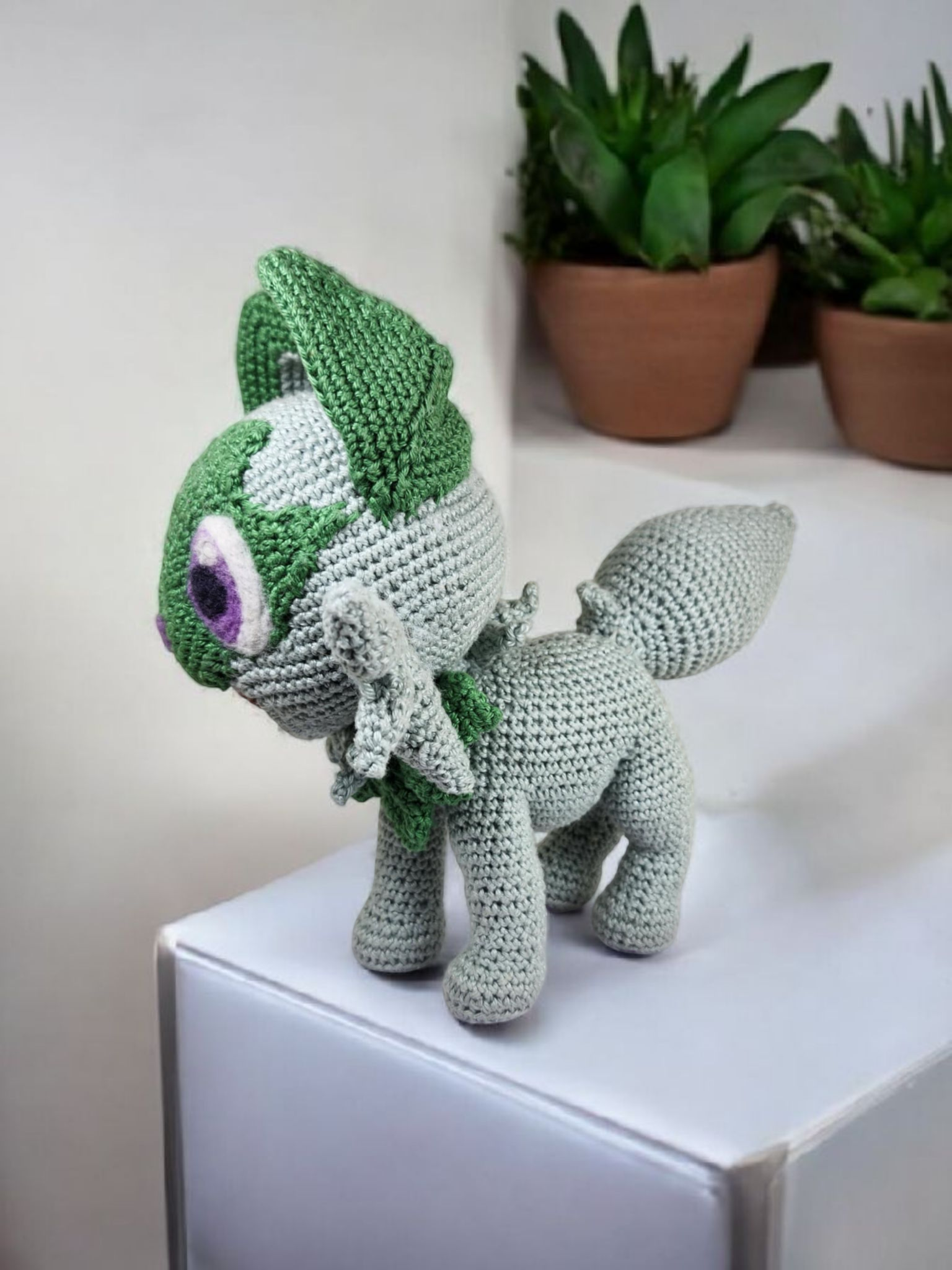 Grass Cat Crochet Pattern PDF 🌿🐱