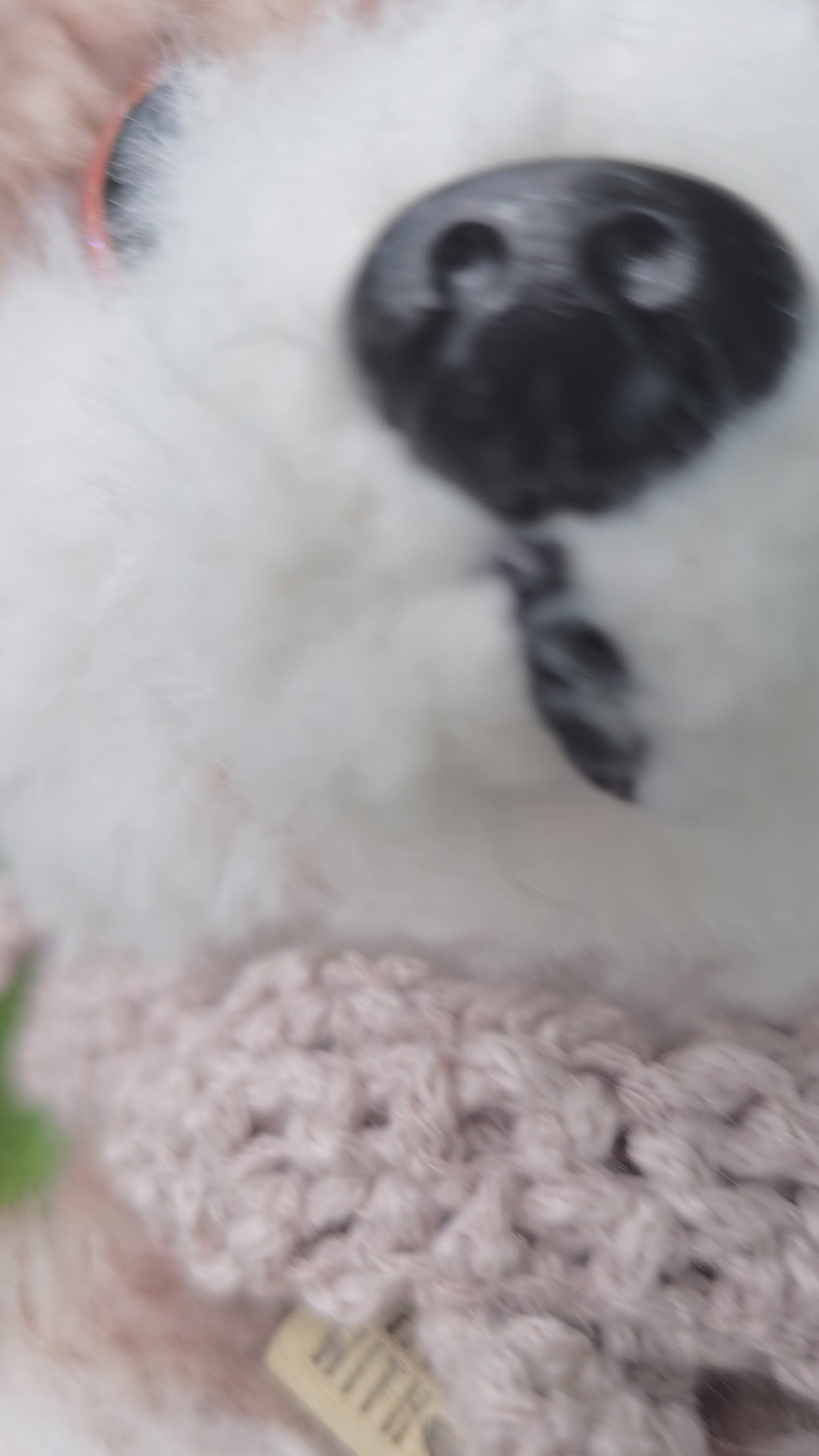 Faux Fur Enek the Fennec – Handmade Crochet Plush