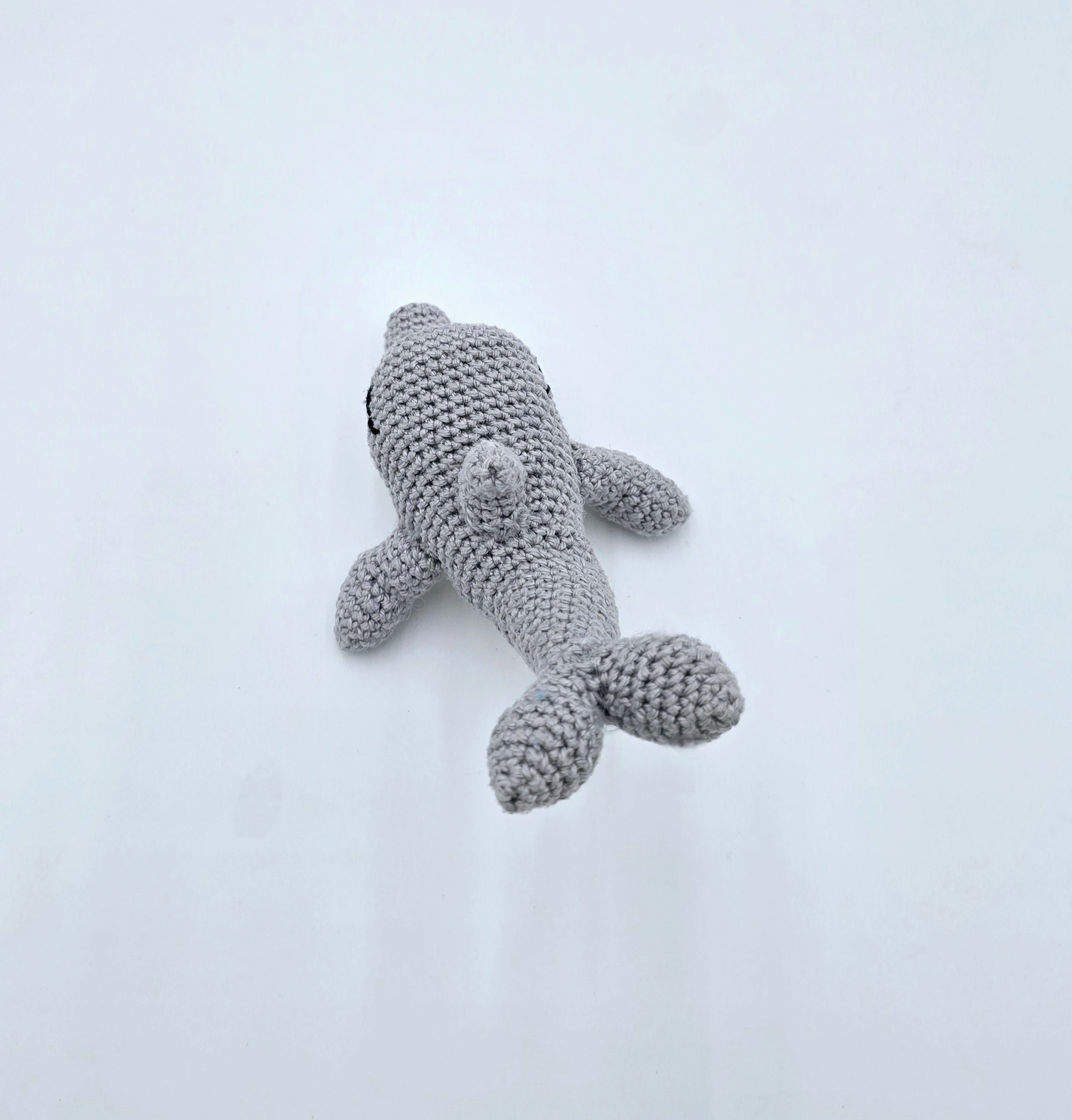 Finn the Dolphin – Grey Cotton Plush