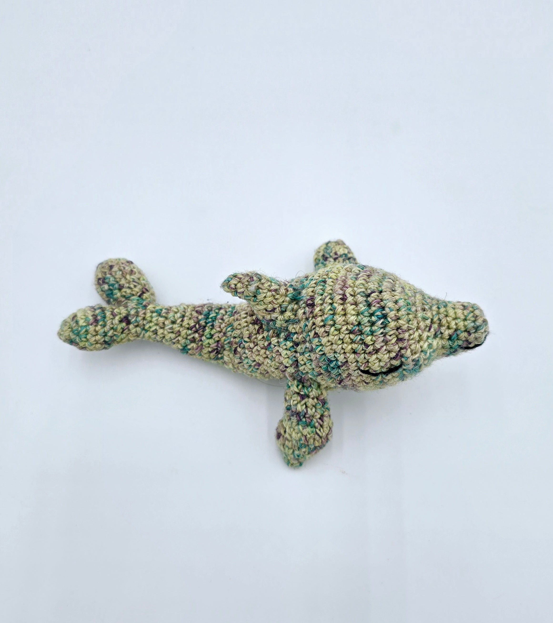 Finn the Dolphin – Thistle Speckle Crochet Plush
