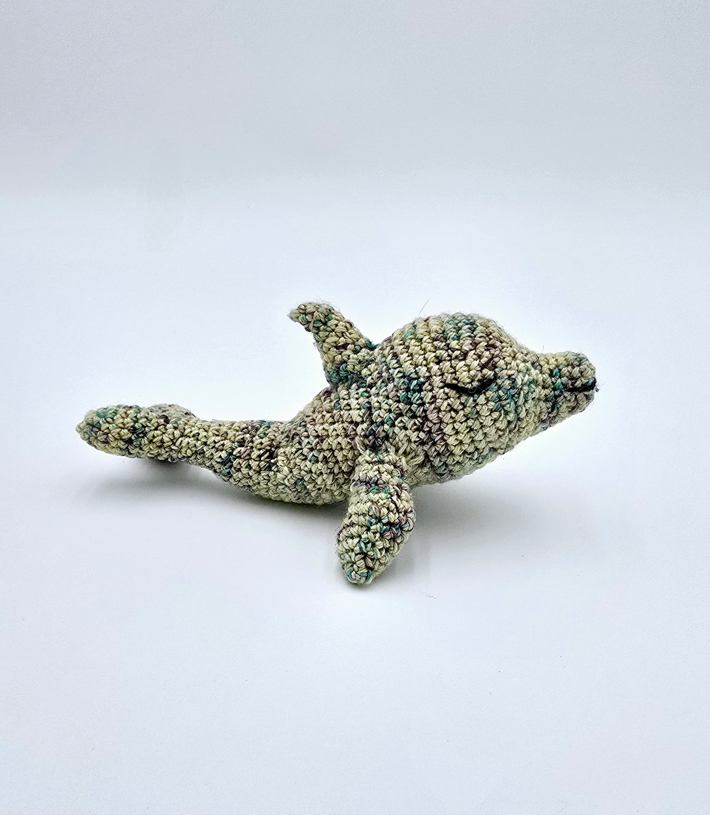 Finn the Dolphin – Thistle Speckle Crochet Plush